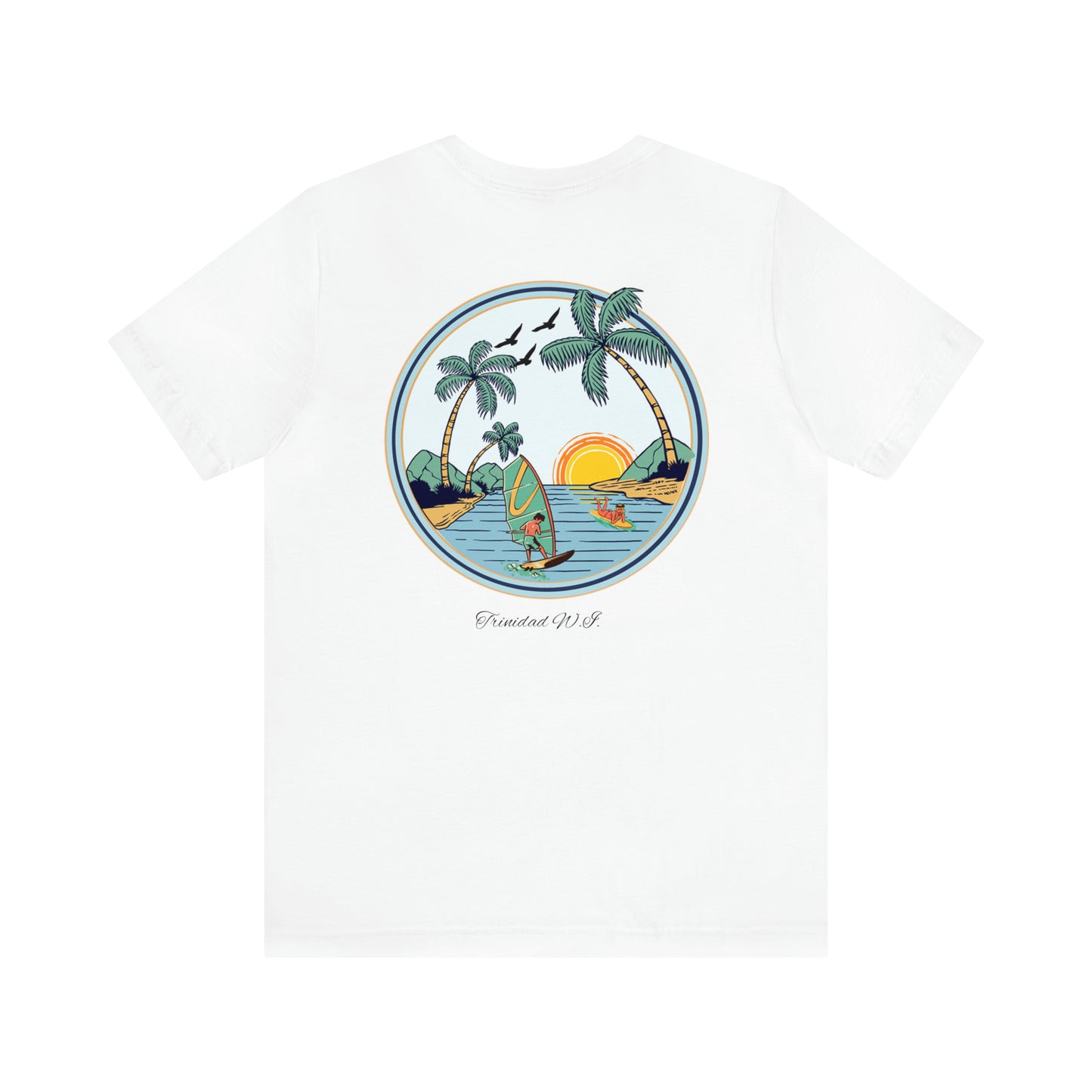 Trinidad W.I. - Beach Illustration
