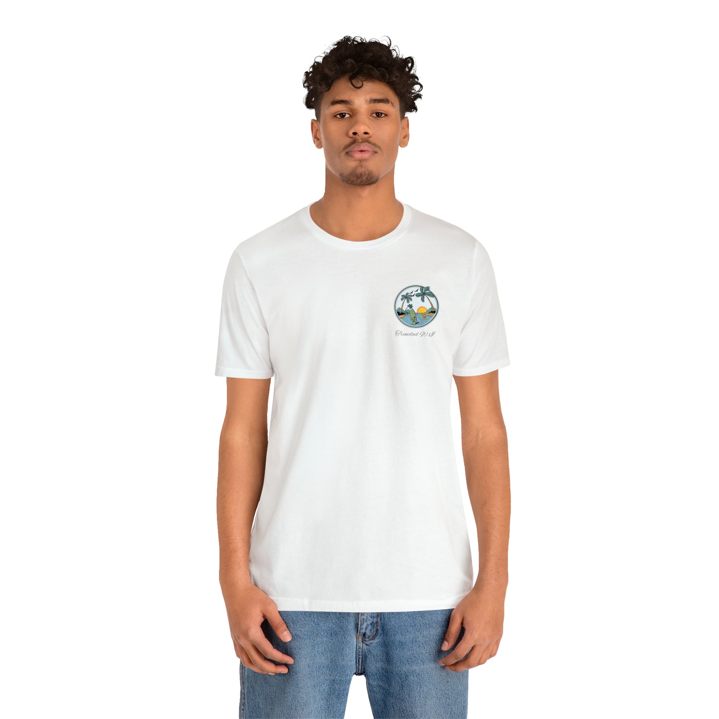Trinidad W.I. - Beach Illustration